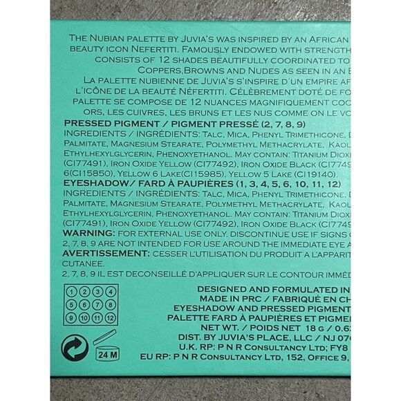 The Nubian Eyeshadow Palette By Juvia's - Picture 3 of 7